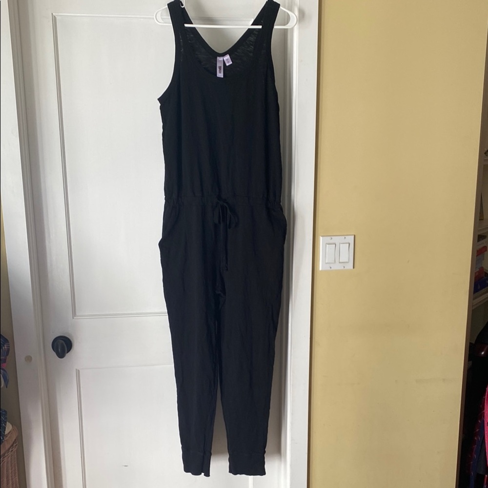 Black Sleeveless Jumpsuit